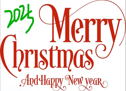 Merry Christmas and Happy New Year 2025